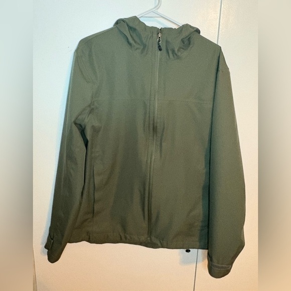 Men’s Swiss Tech Weatherproof Olive Green Hooded Soft Shell Jacket Size Medium - Picture 1 of 6